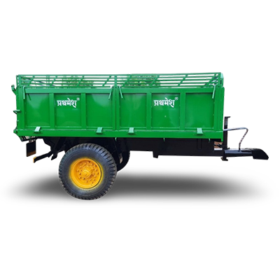 Mild Steel Green Tractor Trolley